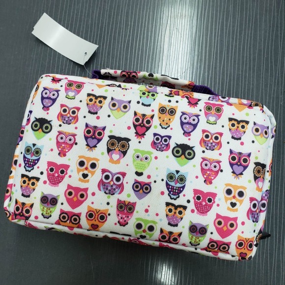 Fit & Fresh Medport Bento Box Style Lunchbox plastic container w/ owl print case - Picture 10 of 10